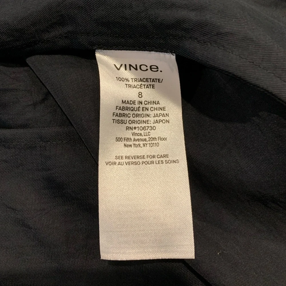 Vince black midi dress Size 8 - Picture 8 of 12